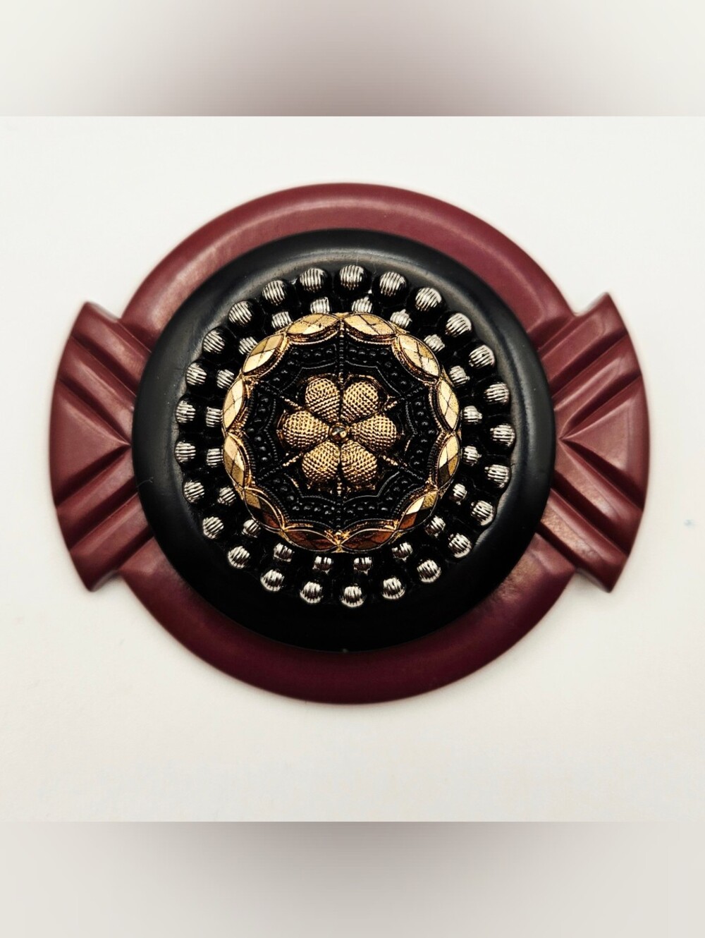 Vintage Art Deco Brooch Pin Signed